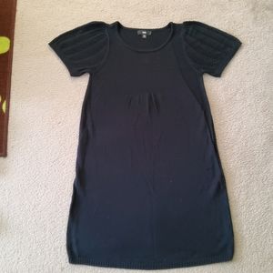 Massimo Black Short Sleeve Knit Dress Size XL